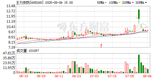 淘优配 王力安防涨停走出2连板