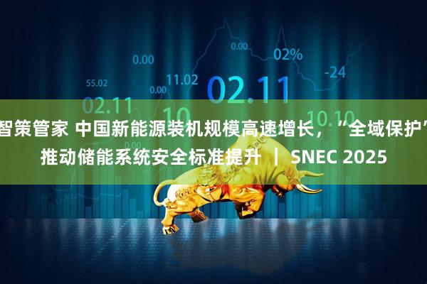 智策管家 中国新能源装机规模高速增长，“全域保护”推动储能系统安全标准提升 ｜ SNEC 2025